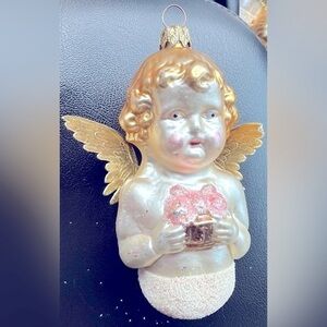 Merck Family’s (Old World Christmas) Angel Ornament Cherub Ornament
